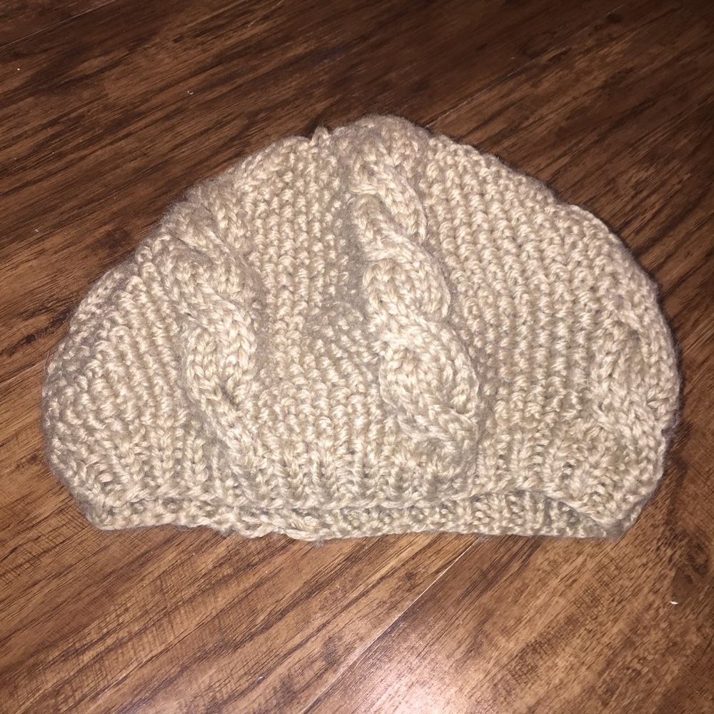Knit beanie hat